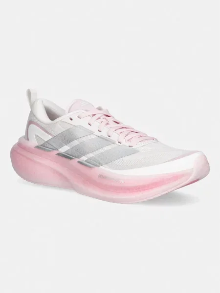 ADIDAS PERFORMANCE Pantofi sport SUPERNOVA GLIDE gri / gri deschis / roz alb