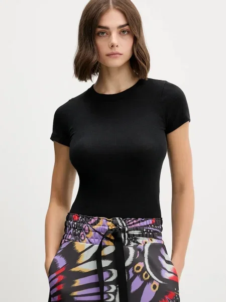 Тениска Hollister Co. дамска черно