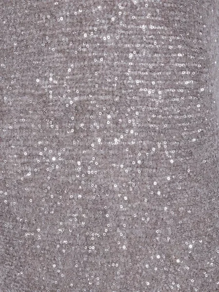 Fusta maxi D.exterior cu paiete tricotate gri
