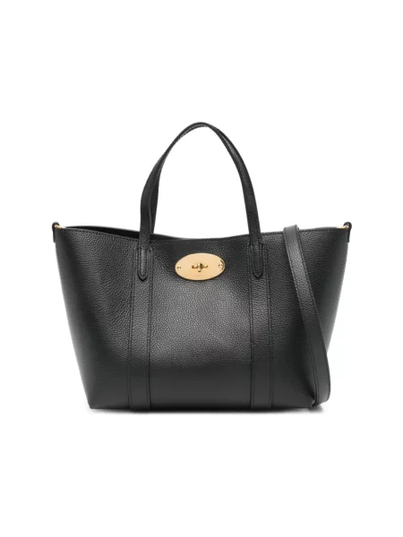 Shopperka Mulberry skórzana czarna