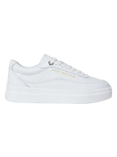 Pantofi Tommy Hilfiger din piele alb
