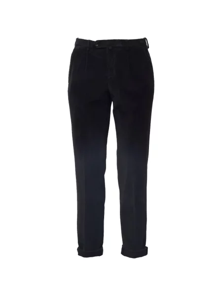 Pantaloni Briglia 1949 de catifea cord negru