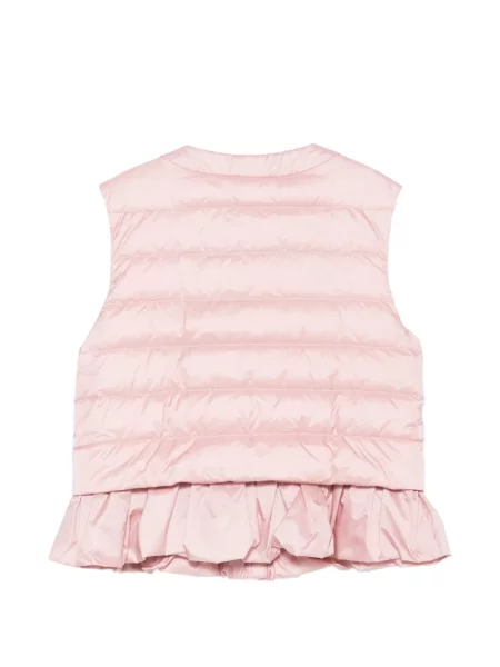 Kamizelka puchowa dziecięca Moncler Enfant różowa