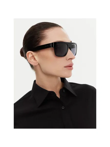 Солнцезащитные очки Trussardi черные