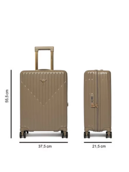 Rankinio bagažo lagaminas Guess Centennial Travel Šviesiai smėlinė