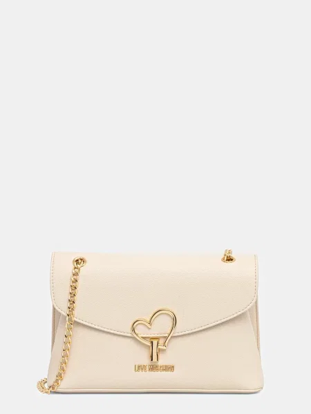LOVE MOSCHINO Ročna torba Écru bež
