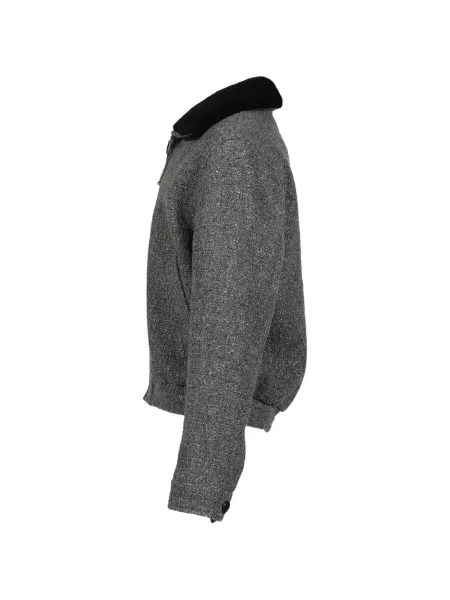 Gulerat geacă Ernest W. Baker din tweed gri
