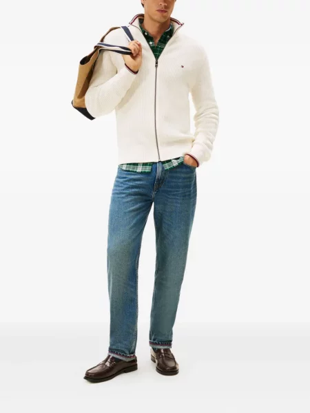 Cardigan Tommy Hilfiger alb