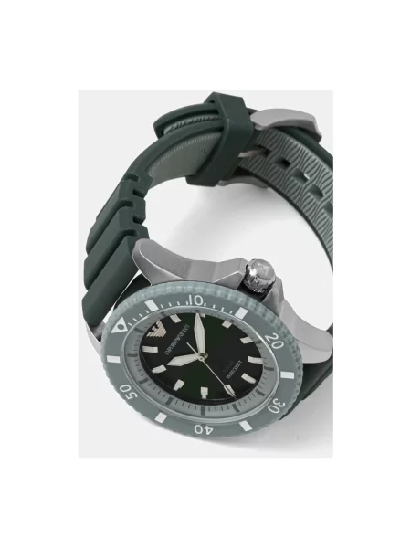Emporio Armani zegarek sportowy World Explorer zielony