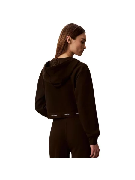 Geacă de blugi Calvin Klein Jeans maro