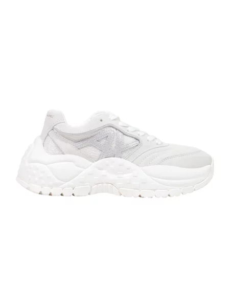 Sneakersy Armani Exchange skórzane białe
