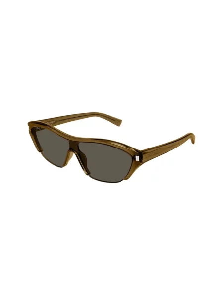 Saint Laurent okulary przeciwsłoneczne SL brązowy