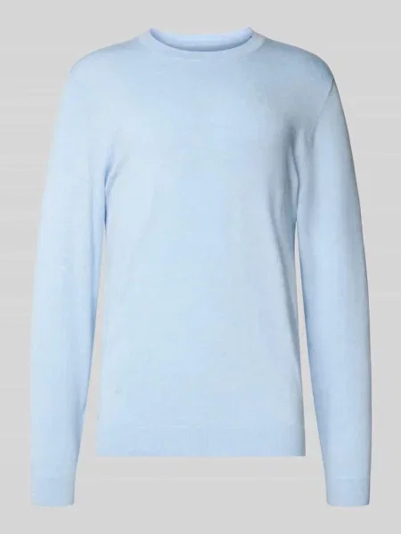 Sweter z dzianiny z prążkowanymi wykończeniami Mcneal