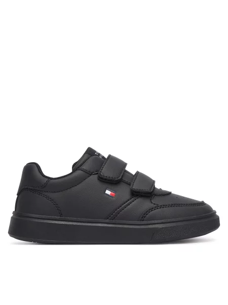 Αθλητικά Tommy Hilfiger Low Cut Velcro Sneaker M μαύρο