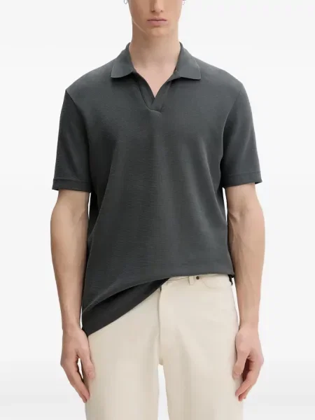 Tricou polo Marc O'polo tricotate verde