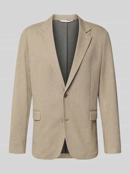 Marynarka o kroju super slim fit z dodatkiem model Hugo beżowa