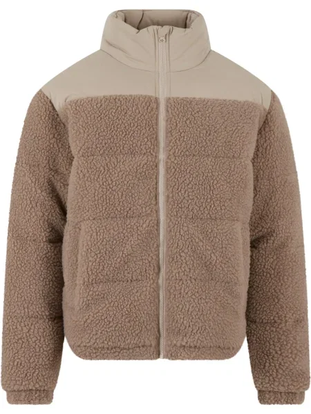 Urban Classics Jachetă fleece nisipiu / închis bej