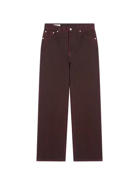 Blugi cu picior larg Dries Van Noten roșu