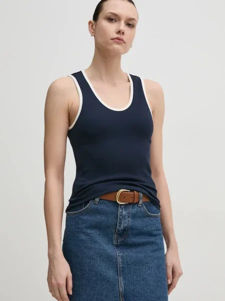 Top Tommy Hilfiger mornarsko modra