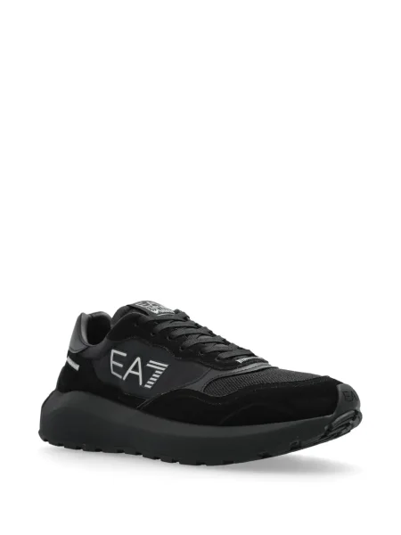 Sneakerși Ea7 Emporio Armani cu imagine negru