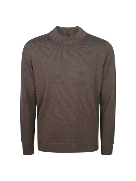 Sweter Drumohr wełniany brązowy
