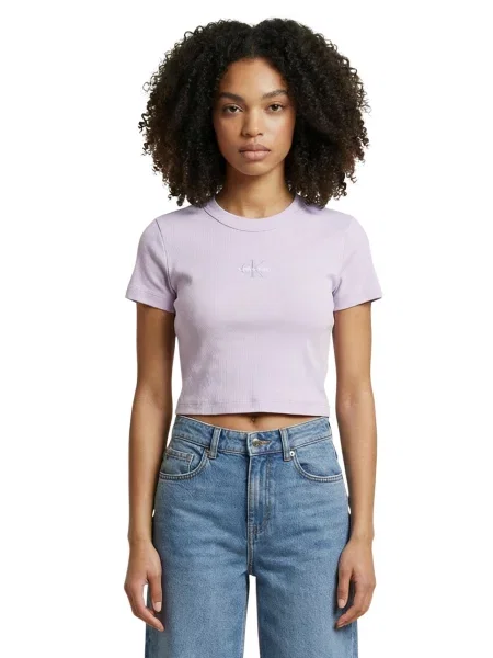 Koszulka Calvin Klein fioletowa