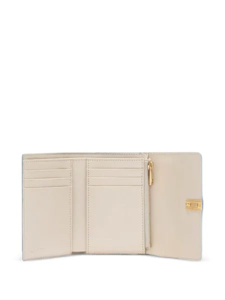 Portofel Furla din piele mini albastru
