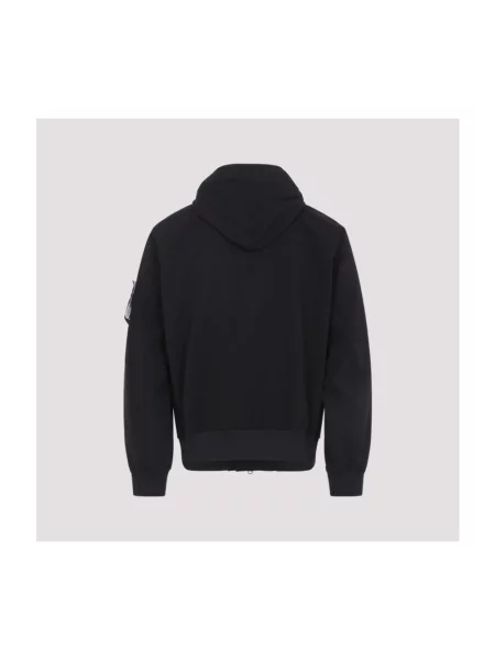 Kurtka Stone Island z kapturem z kamieniami czarna
