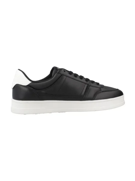 Tommy Jeans Rövid szárú sportcipők THE GREENWICH NEW ESS tengerészkék / piros fehér fekete