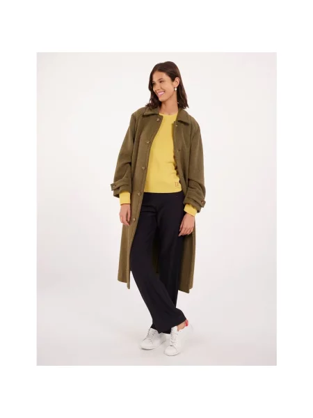 Płaszcz Ines De La Fressange Paris zielony