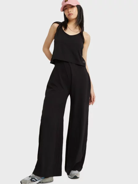 Комбінезон G-star Raw з тонкими бретелями чорний