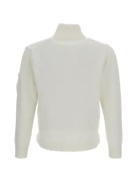 Cardigan C.p. Company cu autograf alb
