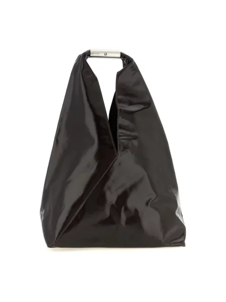 Maison Margiela torebka tote skórzana brązowa