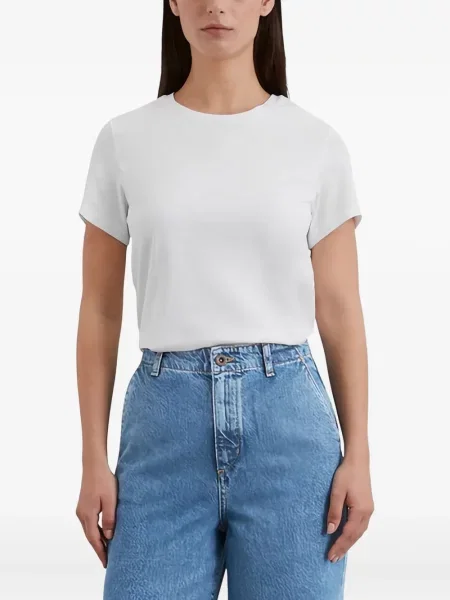Scurt tricou polo Marc O'polo alb