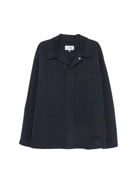 Kurtka koszulowa Mm6 Maison Margiela niebieska