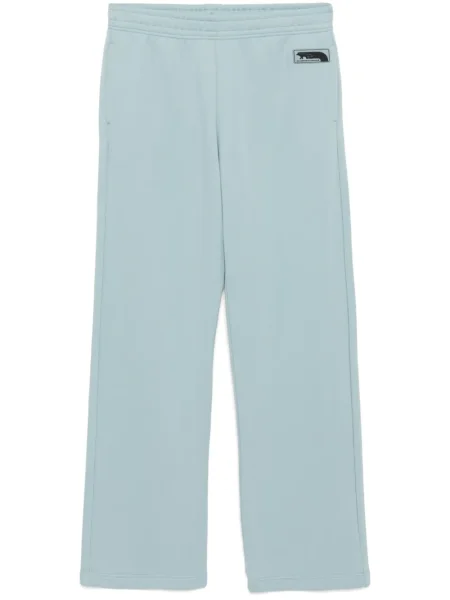 Pantaloni Maison Kitsune alergare albastru