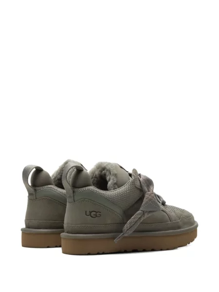Sneakerși Ugg cu șireturi din dantelă verde