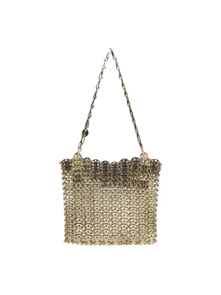 Lekka torebka Paco Rabanne żółta