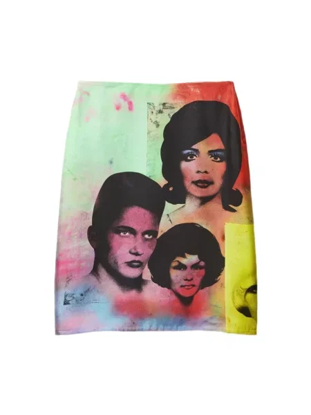 Wielobarwność spódnica Versace