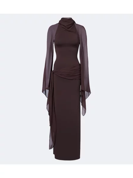 Rochie maxi De La Vali maro