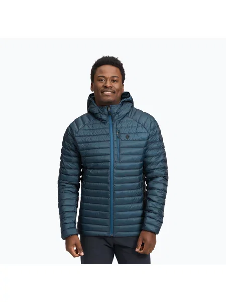 Пухова куртка Black Diamond Deploy Down Hoody midnight blue чорний