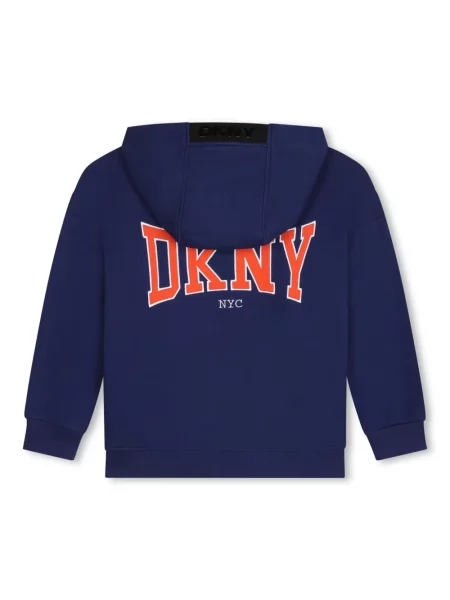 Dětska mikina s kapucí Dkny modrá
