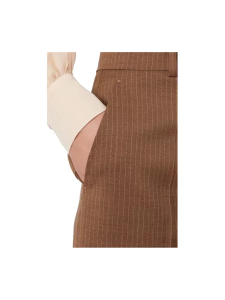 Nohavice Maxmara Studio hnedá