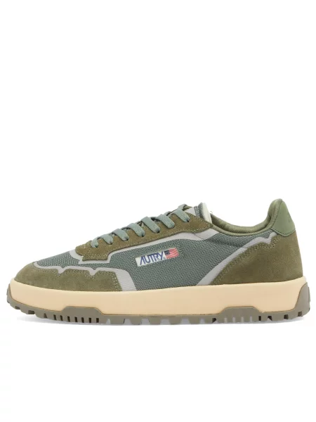 Sneakersy Autry zamszowe zielone