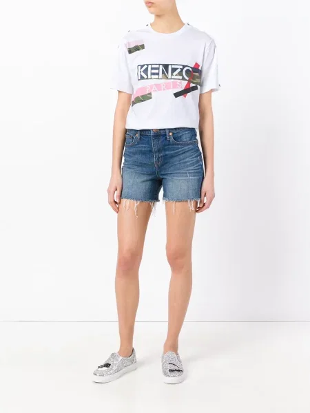 Tricou Kenzo cu imagine alb