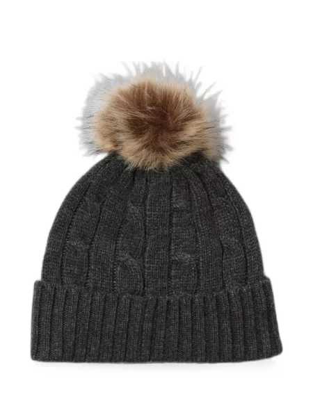 Căciulă Lauren Ralph Lauren tricotate gri