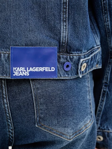 Джинсовая куртка Karl Lagerfeld Jeans синяя