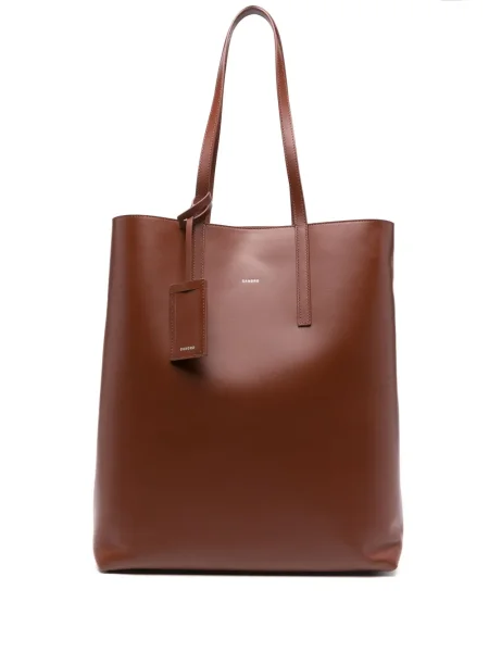 Kožna torba Sandro smeđa