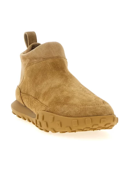 Sneakersy Jil Sander zamszowe beżowe