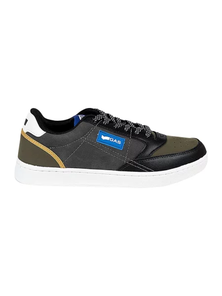 Sneakersy Gas skórzane zielone